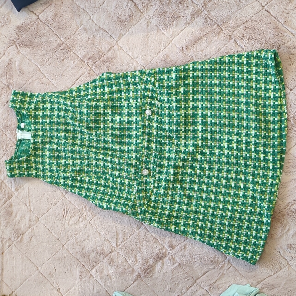 Green Plaid Dress